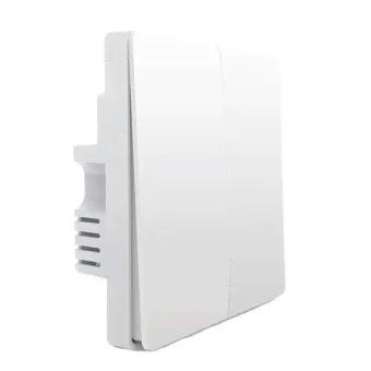 Умный выключатель Xiaomi Aqara Smart Light Control White Двойной, встраиваемый без нулевой линии (QBKG03LM)